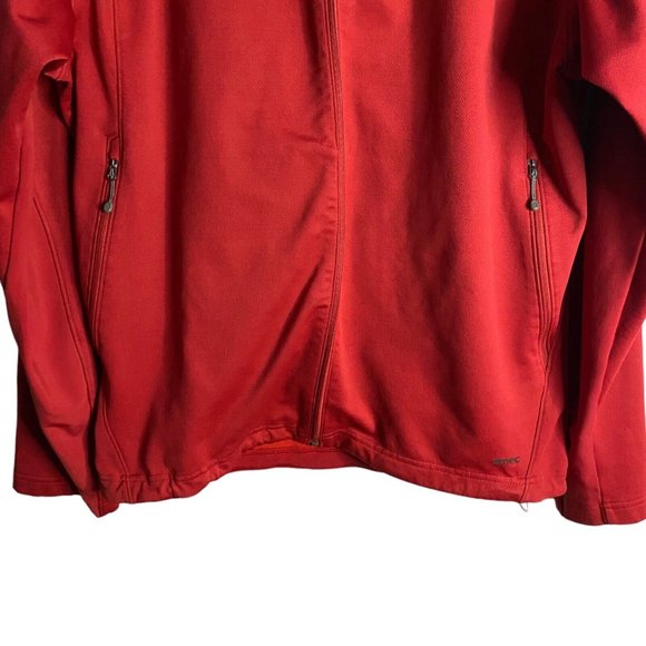 MEC Men's Red Full Zip Warm-up Performance Wear Jacket - Picture 3 of 12